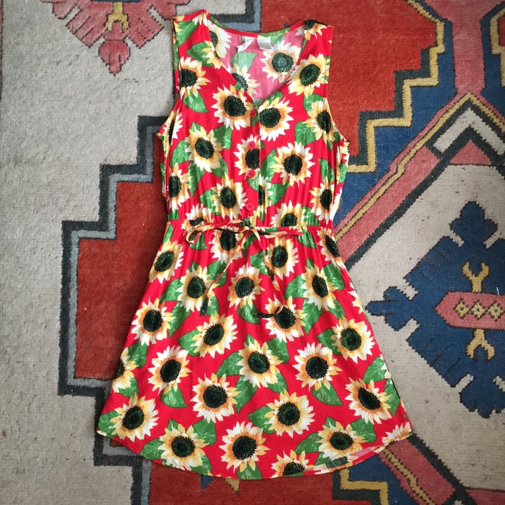 Sunflower Mini Dress 🌻